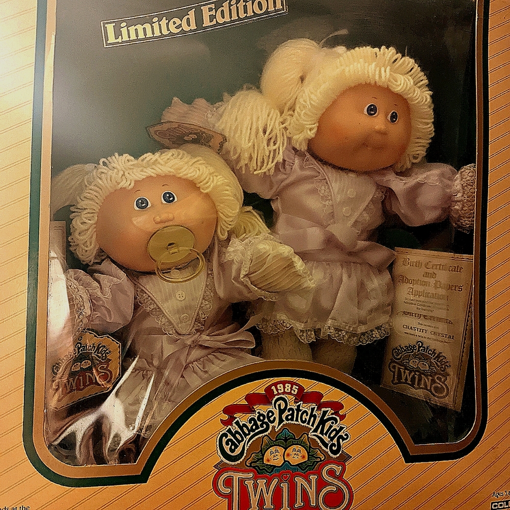 1985 vintage Cabbage patch Twins